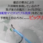 僅か３ヶ月の配管汚れ検証　更に新生活の物件の配管汚れは？？