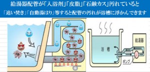久々に、湯船にお湯を入れたら、えっ！！何これ